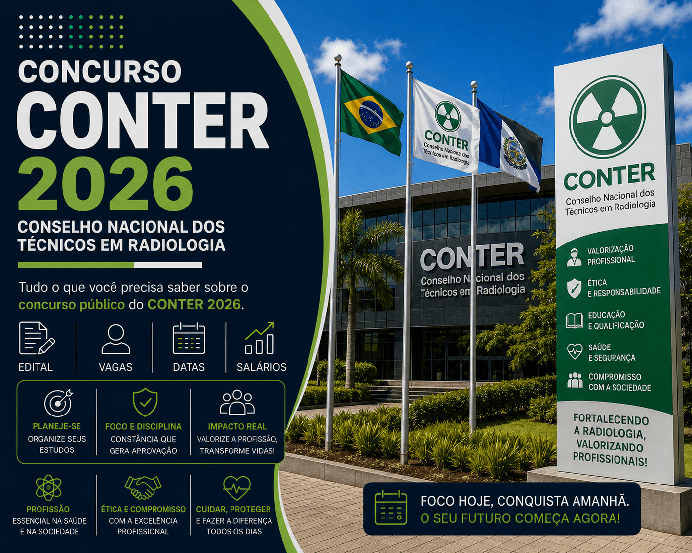 Concurso CONTER 2026: 316 Vagas em Brasília com Salários até R$ 7.520 — Inscrições Prorrogadas até 7/7